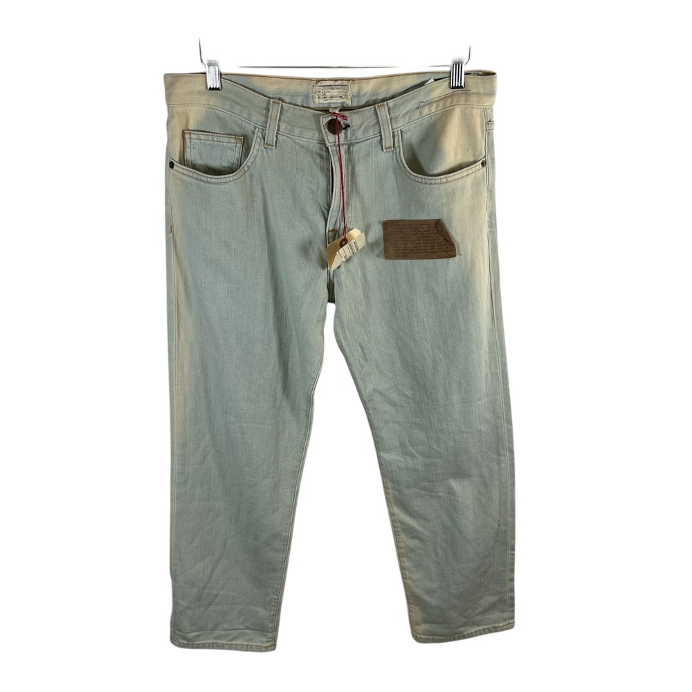 Current/Elliott Heritage Light Wash Straight Leg Jeans Made in USA Size 28‎